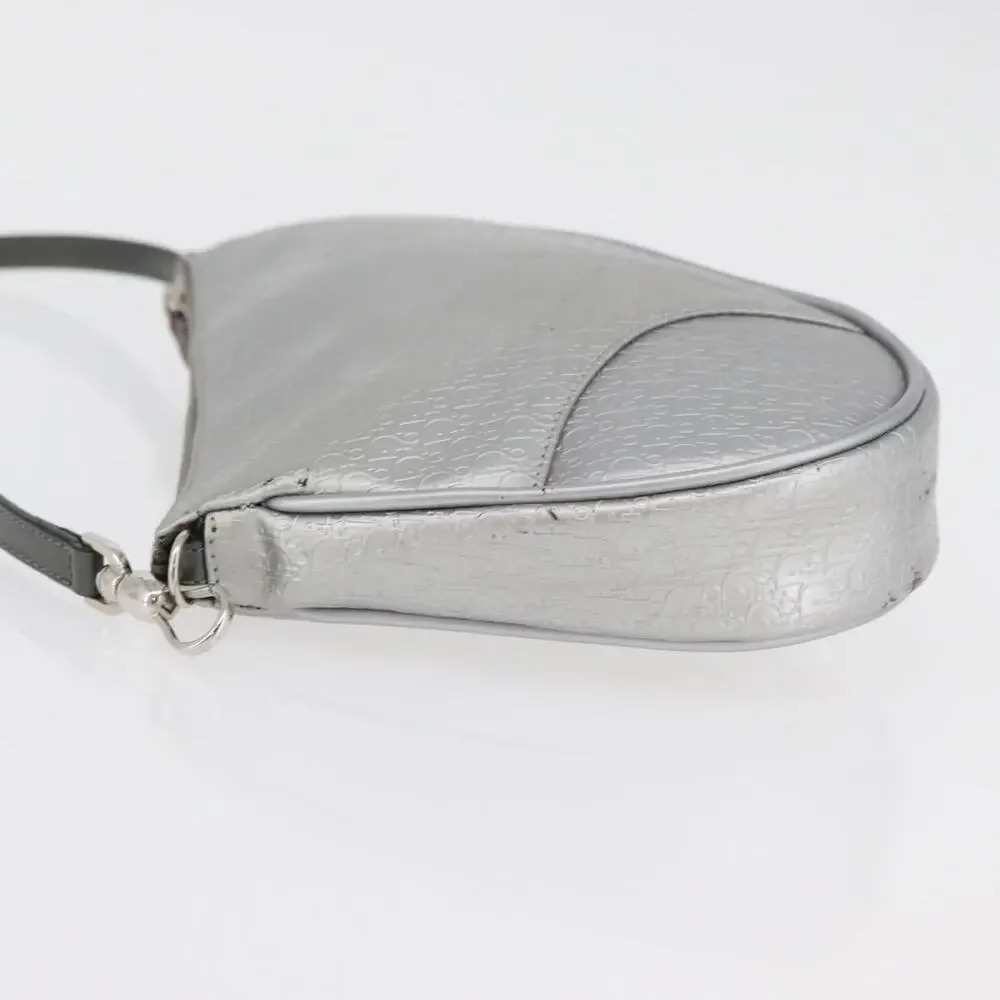 Dior Trotter Saddle Accessory Pouch Silver
